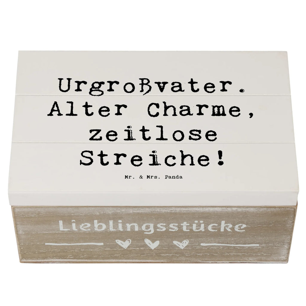 Holzkiste Spruch Urgroßvater Charme Holzkiste, Kiste, Schatzkiste, Truhe, Schatulle, XXL, Erinnerungsbox, Erinnerungskiste, Dekokiste, Aufbewahrungsbox, Geschenkbox, Geschenkdose, Familie, Vatertag, Muttertag, Bruder, Schwester, Mama, Papa, Oma, Opa