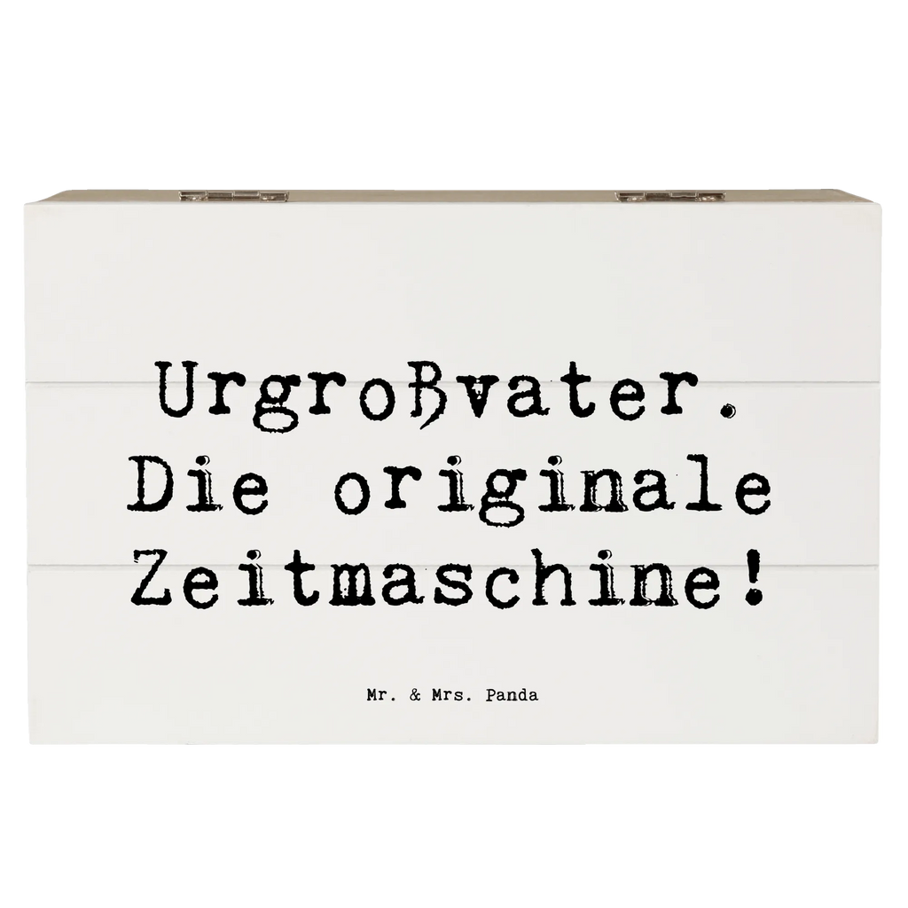 Holzkiste Spruch Urgroßvater Zeitmaschine Holzkiste, Kiste, Schatzkiste, Truhe, Schatulle, XXL, Erinnerungsbox, Erinnerungskiste, Dekokiste, Aufbewahrungsbox, Geschenkbox, Geschenkdose, Familie, Vatertag, Muttertag, Bruder, Schwester, Mama, Papa, Oma, Opa