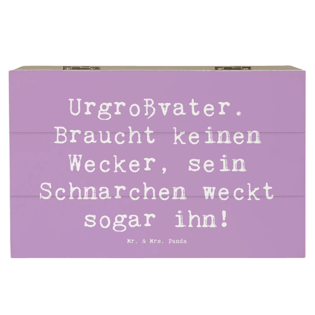 Holzkiste Spruch Urgroßvater Schnarchen Holzkiste, Kiste, Schatzkiste, Truhe, Schatulle, XXL, Erinnerungsbox, Erinnerungskiste, Dekokiste, Aufbewahrungsbox, Geschenkbox, Geschenkdose, Familie, Vatertag, Muttertag, Bruder, Schwester, Mama, Papa, Oma, Opa