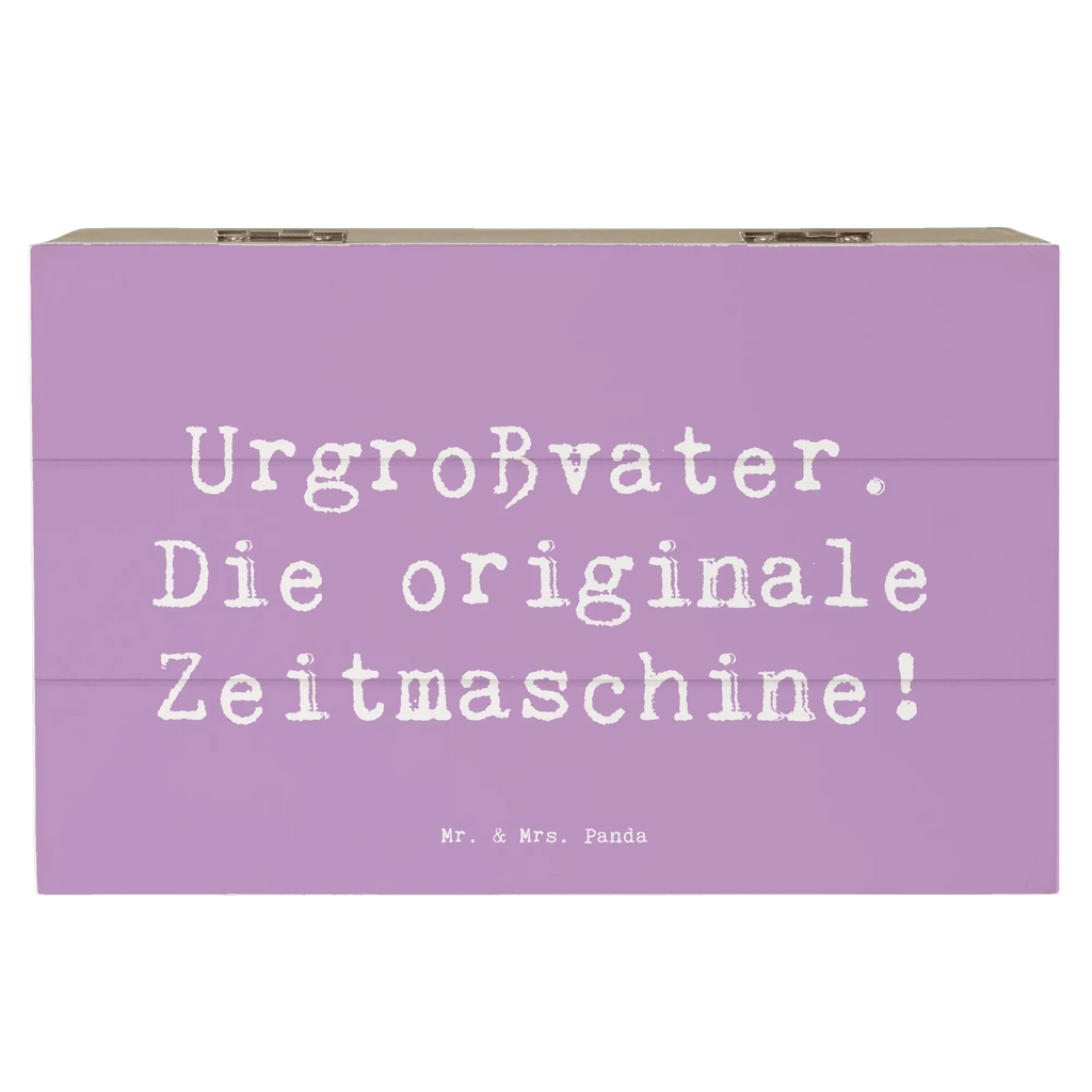 Holzkiste Spruch Urgroßvater Zeitmaschine Holzkiste, Kiste, Schatzkiste, Truhe, Schatulle, XXL, Erinnerungsbox, Erinnerungskiste, Dekokiste, Aufbewahrungsbox, Geschenkbox, Geschenkdose, Familie, Vatertag, Muttertag, Bruder, Schwester, Mama, Papa, Oma, Opa