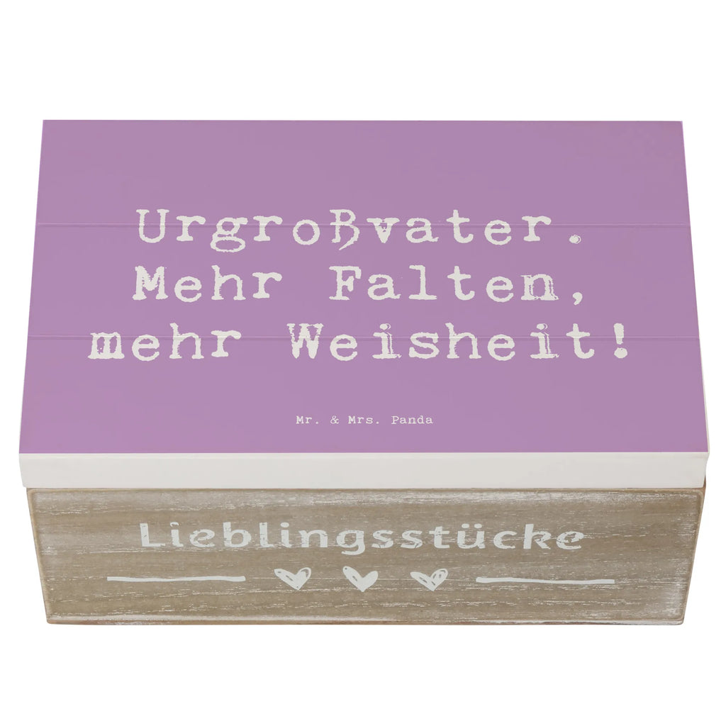 Holzkiste Spruch Urgroßvater Weisheit Holzkiste, Kiste, Schatzkiste, Truhe, Schatulle, XXL, Erinnerungsbox, Erinnerungskiste, Dekokiste, Aufbewahrungsbox, Geschenkbox, Geschenkdose, Familie, Vatertag, Muttertag, Bruder, Schwester, Mama, Papa, Oma, Opa