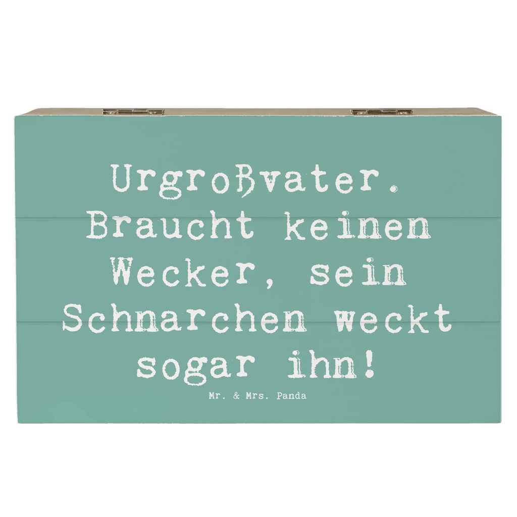 Holzkiste Spruch Urgroßvater Schnarchen Holzkiste, Kiste, Schatzkiste, Truhe, Schatulle, XXL, Erinnerungsbox, Erinnerungskiste, Dekokiste, Aufbewahrungsbox, Geschenkbox, Geschenkdose, Familie, Vatertag, Muttertag, Bruder, Schwester, Mama, Papa, Oma, Opa