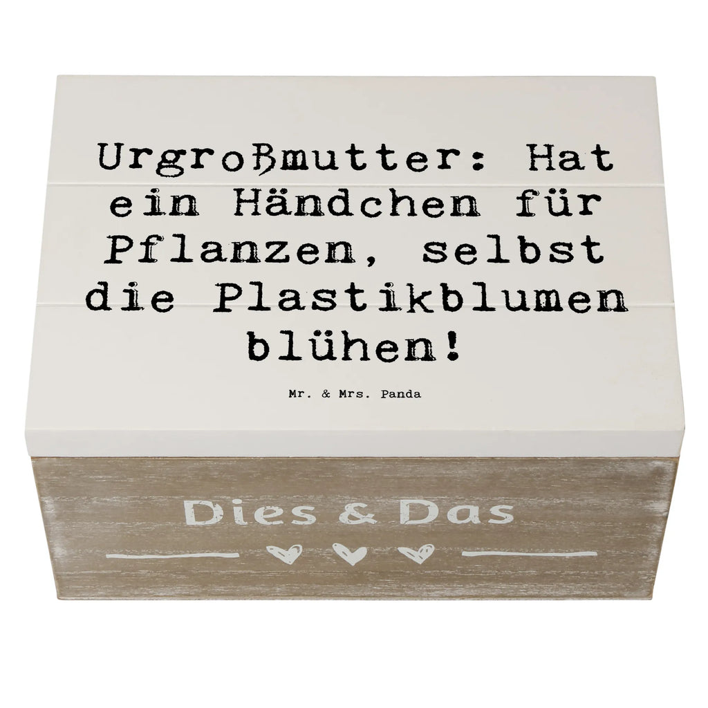 Holzkiste Spruch Urgroßmutter Wundergrün Holzkiste, Kiste, Schatzkiste, Truhe, Schatulle, XXL, Erinnerungsbox, Erinnerungskiste, Dekokiste, Aufbewahrungsbox, Geschenkbox, Geschenkdose, Familie, Vatertag, Muttertag, Bruder, Schwester, Mama, Papa, Oma, Opa