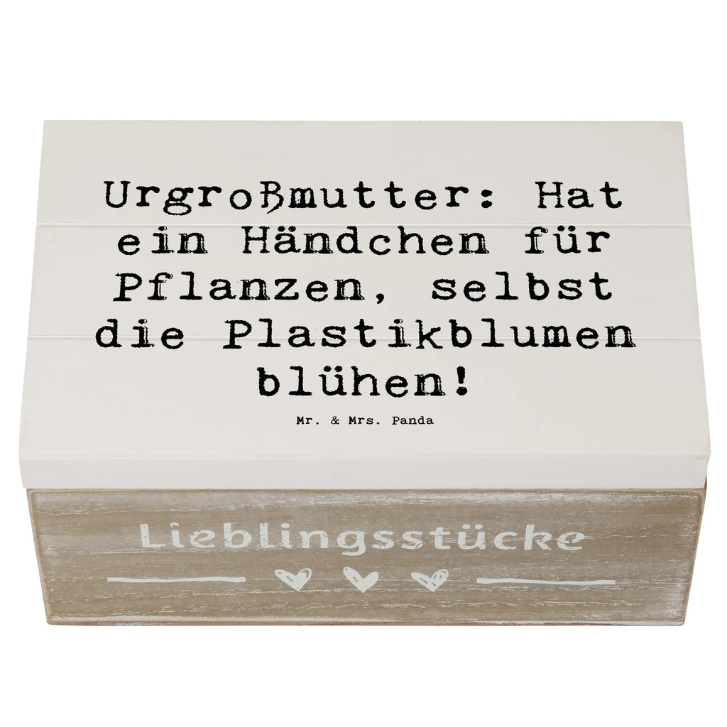 Holzkiste Spruch Urgroßmutter Wundergrün Holzkiste, Kiste, Schatzkiste, Truhe, Schatulle, XXL, Erinnerungsbox, Erinnerungskiste, Dekokiste, Aufbewahrungsbox, Geschenkbox, Geschenkdose, Familie, Vatertag, Muttertag, Bruder, Schwester, Mama, Papa, Oma, Opa