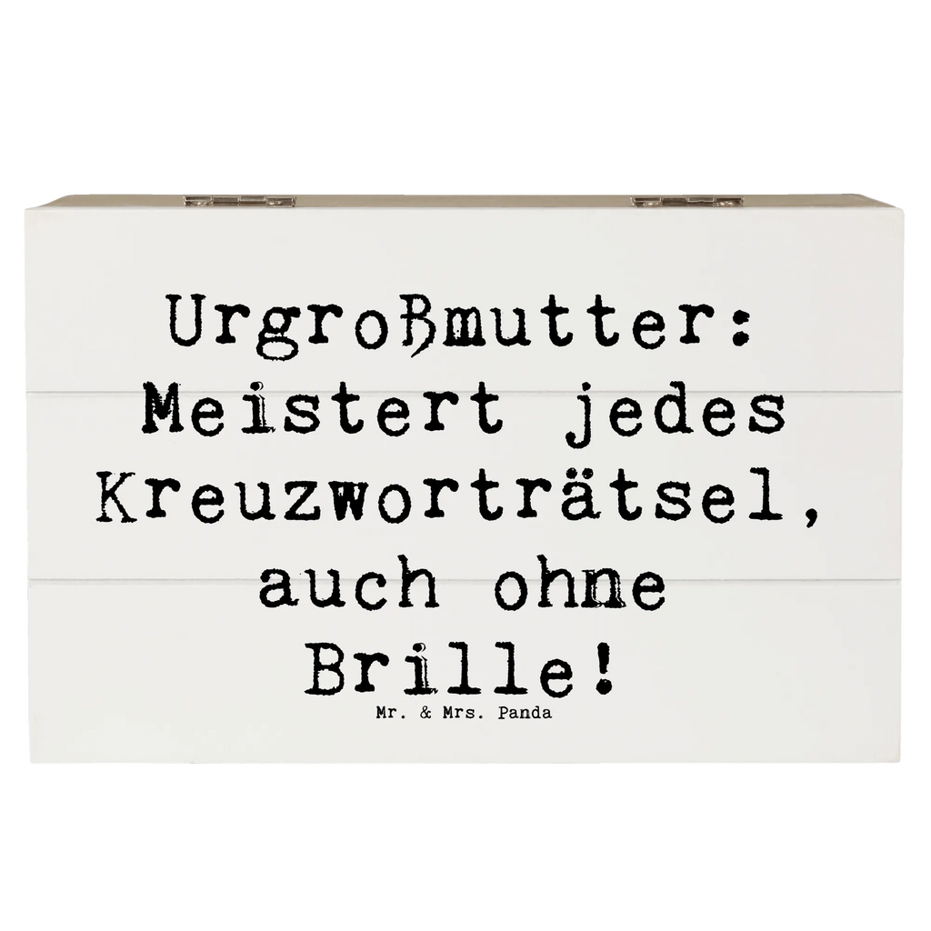 Holzkiste Spruch Urgroßmutter Genie Holzkiste, Kiste, Schatzkiste, Truhe, Schatulle, XXL, Erinnerungsbox, Erinnerungskiste, Dekokiste, Aufbewahrungsbox, Geschenkbox, Geschenkdose, Familie, Vatertag, Muttertag, Bruder, Schwester, Mama, Papa, Oma, Opa