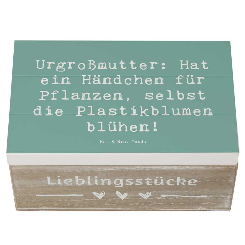 Holzkiste Spruch Urgroßmutter Wundergrün Holzkiste, Kiste, Schatzkiste, Truhe, Schatulle, XXL, Erinnerungsbox, Erinnerungskiste, Dekokiste, Aufbewahrungsbox, Geschenkbox, Geschenkdose, Familie, Vatertag, Muttertag, Bruder, Schwester, Mama, Papa, Oma, Opa