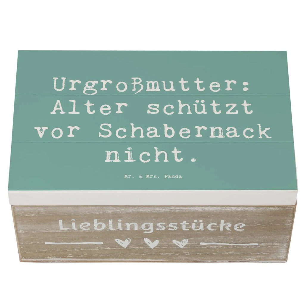 Holzkiste Spruch Urgroßmutter Schabernack Holzkiste, Kiste, Schatzkiste, Truhe, Schatulle, XXL, Erinnerungsbox, Erinnerungskiste, Dekokiste, Aufbewahrungsbox, Geschenkbox, Geschenkdose, Familie, Vatertag, Muttertag, Bruder, Schwester, Mama, Papa, Oma, Opa