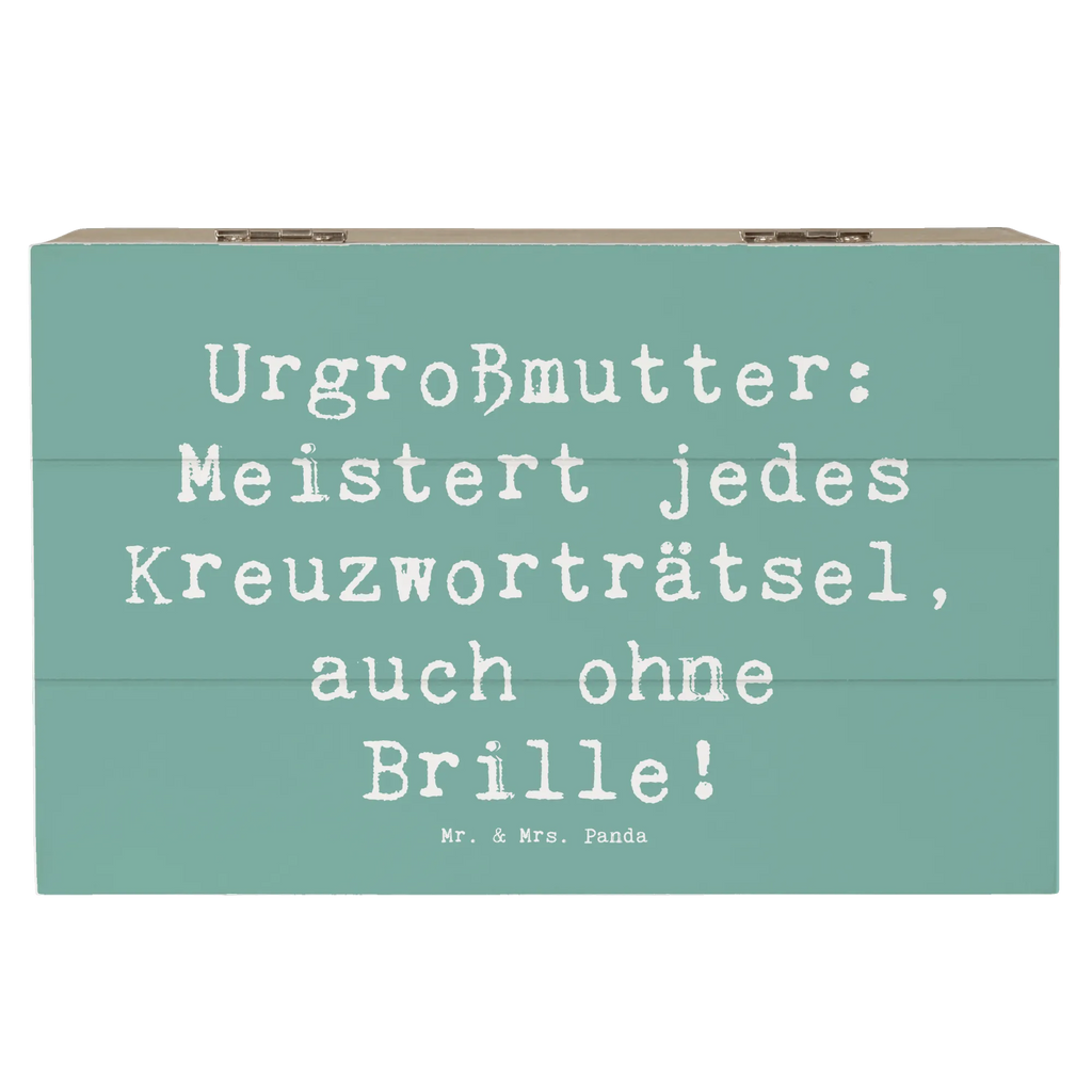 Holzkiste Spruch Urgroßmutter Genie Holzkiste, Kiste, Schatzkiste, Truhe, Schatulle, XXL, Erinnerungsbox, Erinnerungskiste, Dekokiste, Aufbewahrungsbox, Geschenkbox, Geschenkdose, Familie, Vatertag, Muttertag, Bruder, Schwester, Mama, Papa, Oma, Opa