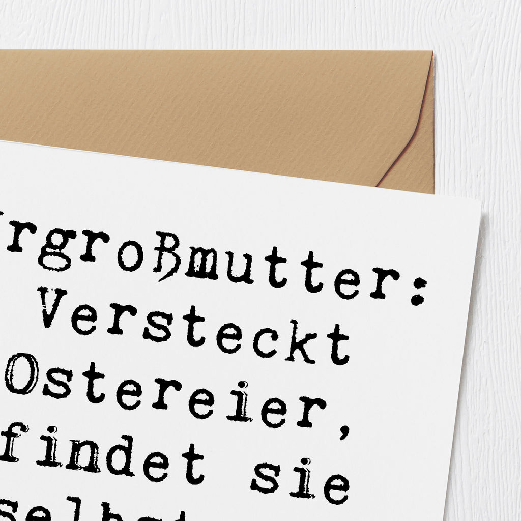 Deluxe Karte Spruch Urgroßmutter Schätze Karte, Grußkarte, Klappkarte, Einladungskarte, Glückwunschkarte, Hochzeitskarte, Geburtstagskarte, Hochwertige Grußkarte, Hochwertige Klappkarte, Familie, Vatertag, Muttertag, Bruder, Schwester, Mama, Papa, Oma, Opa