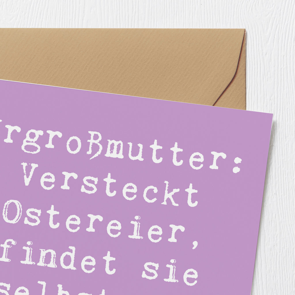 Deluxe Karte Spruch Urgroßmutter Schätze Karte, Grußkarte, Klappkarte, Einladungskarte, Glückwunschkarte, Hochzeitskarte, Geburtstagskarte, Hochwertige Grußkarte, Hochwertige Klappkarte, Familie, Vatertag, Muttertag, Bruder, Schwester, Mama, Papa, Oma, Opa