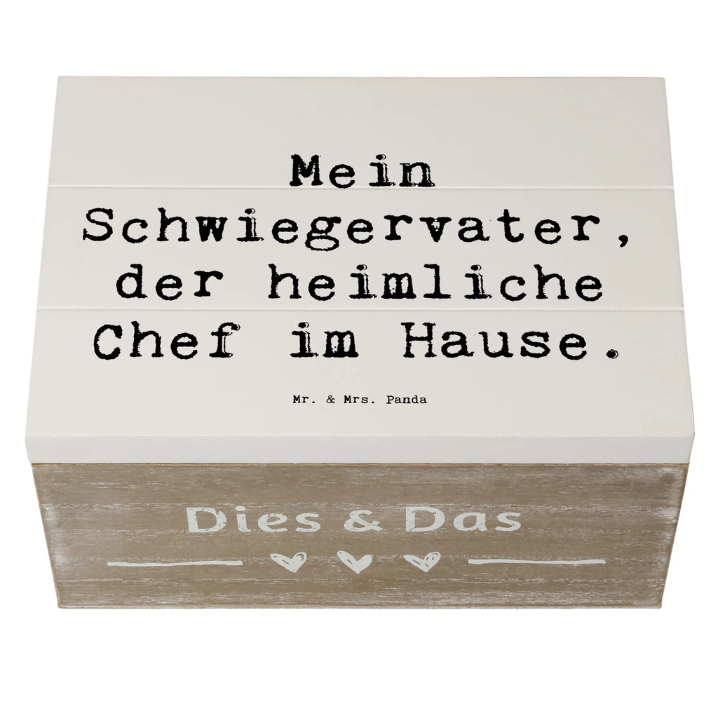 Holzkiste Spruch Schwiegervater Chef Holzkiste, Kiste, Schatzkiste, Truhe, Schatulle, XXL, Erinnerungsbox, Erinnerungskiste, Dekokiste, Aufbewahrungsbox, Geschenkbox, Geschenkdose, Familie, Vatertag, Muttertag, Bruder, Schwester, Mama, Papa, Oma, Opa