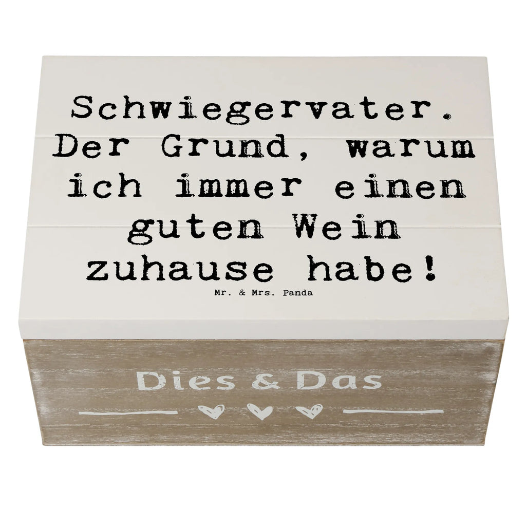 Holzkiste Spruch Schwiegervater Weinliebhaber Holzkiste, Kiste, Schatzkiste, Truhe, Schatulle, XXL, Erinnerungsbox, Erinnerungskiste, Dekokiste, Aufbewahrungsbox, Geschenkbox, Geschenkdose, Familie, Vatertag, Muttertag, Bruder, Schwester, Mama, Papa, Oma, Opa