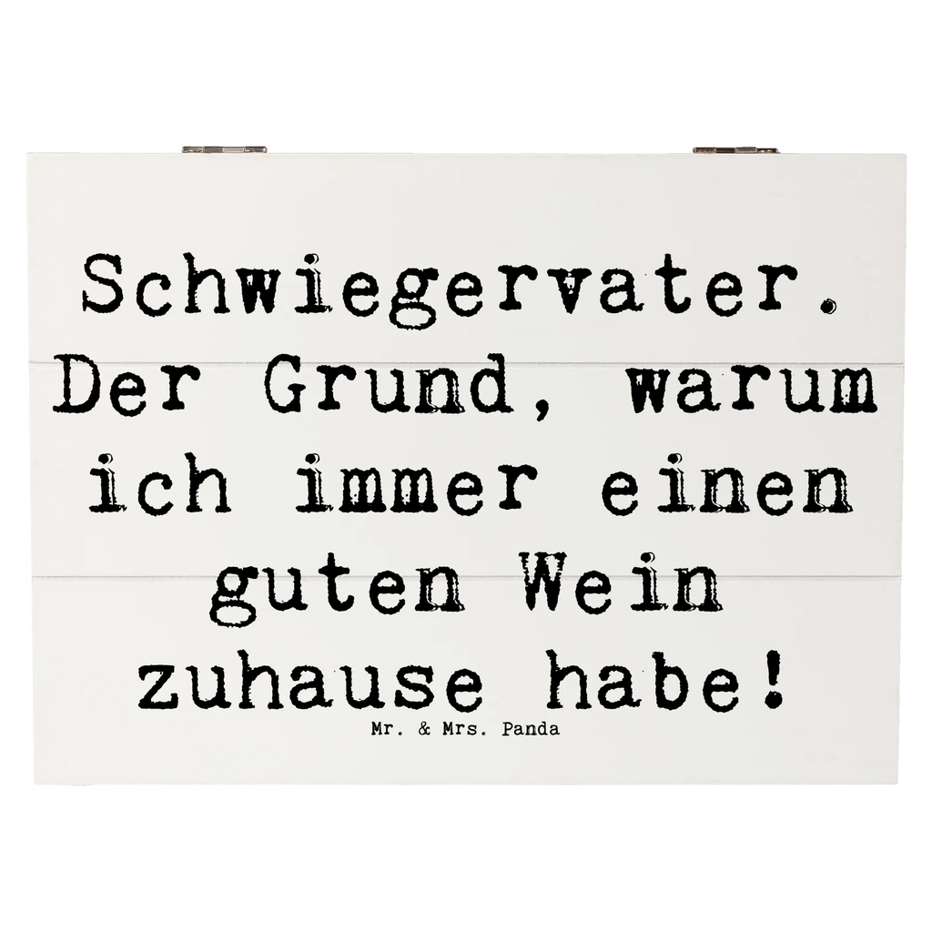 Holzkiste Spruch Schwiegervater Weinliebhaber Holzkiste, Kiste, Schatzkiste, Truhe, Schatulle, XXL, Erinnerungsbox, Erinnerungskiste, Dekokiste, Aufbewahrungsbox, Geschenkbox, Geschenkdose, Familie, Vatertag, Muttertag, Bruder, Schwester, Mama, Papa, Oma, Opa