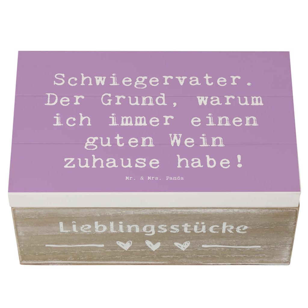 Holzkiste Spruch Schwiegervater Weinliebhaber Holzkiste, Kiste, Schatzkiste, Truhe, Schatulle, XXL, Erinnerungsbox, Erinnerungskiste, Dekokiste, Aufbewahrungsbox, Geschenkbox, Geschenkdose, Familie, Vatertag, Muttertag, Bruder, Schwester, Mama, Papa, Oma, Opa