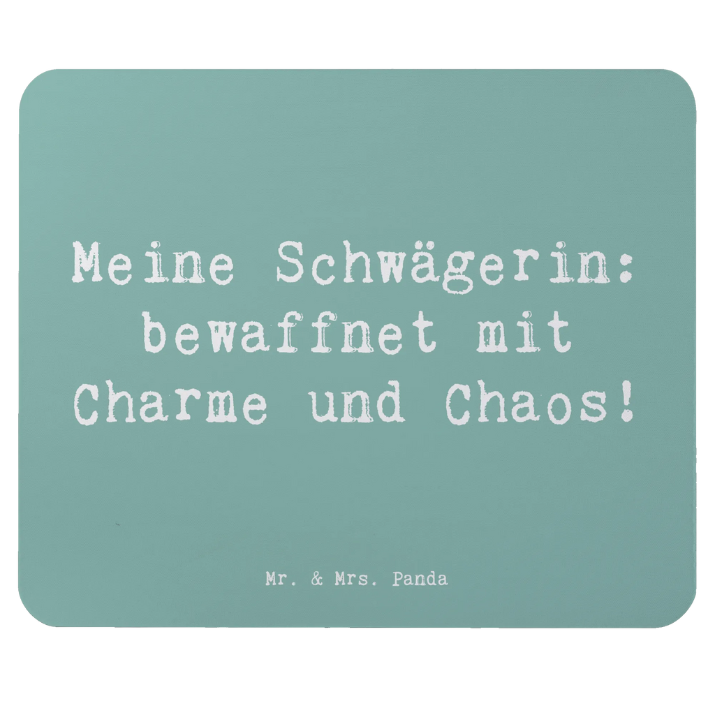 Mauspad Spruch Schwägerin Charmant Chaos Mousepad, Computer zubehör, Büroausstattung, PC Zubehör, Arbeitszimmer, Mauspad, Einzigartiges Mauspad, Designer Mauspad, Mausunterlage, Mauspad Büro, Familie, Vatertag, Muttertag, Bruder, Schwester, Mama, Papa, Oma, Opa