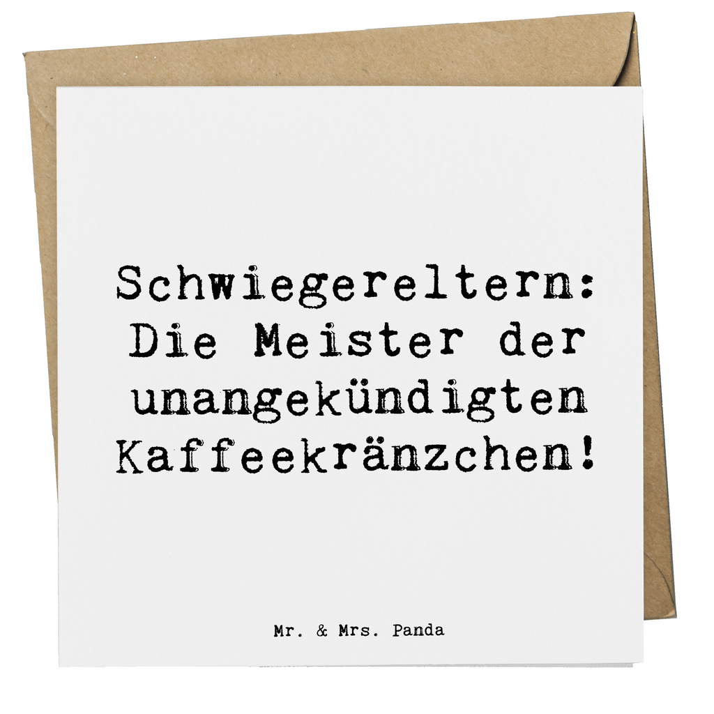 Deluxe Karte Spruch Schwiegereltern Meister Karte, Grußkarte, Klappkarte, Einladungskarte, Glückwunschkarte, Hochzeitskarte, Geburtstagskarte, Hochwertige Grußkarte, Hochwertige Klappkarte, Familie, Vatertag, Muttertag, Bruder, Schwester, Mama, Papa, Oma, Opa