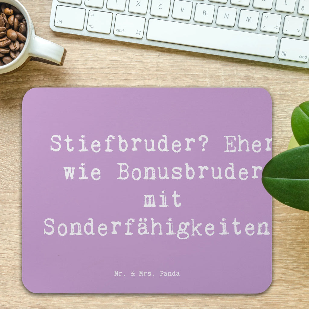 Mauspad Spruch Stiefbruder Mousepad, Computer zubehör, Büroausstattung, PC Zubehör, Arbeitszimmer, Mauspad, Einzigartiges Mauspad, Designer Mauspad, Mausunterlage, Mauspad Büro, Familie, Vatertag, Muttertag, Bruder, Schwester, Mama, Papa, Oma, Opa