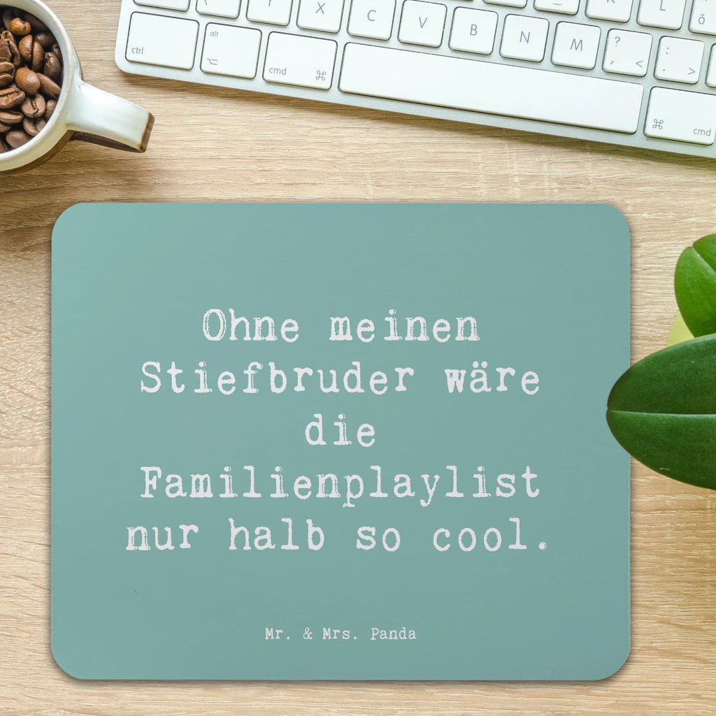 Mauspad Spruch Cooler Stiefbruder Mousepad, Computer zubehör, Büroausstattung, PC Zubehör, Arbeitszimmer, Mauspad, Einzigartiges Mauspad, Designer Mauspad, Mausunterlage, Mauspad Büro, Familie, Vatertag, Muttertag, Bruder, Schwester, Mama, Papa, Oma, Opa