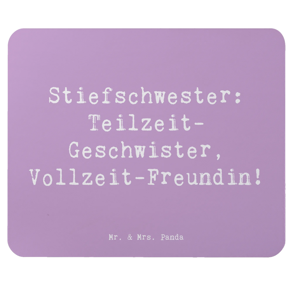 Mauspad Spruch Stiefschwester Freundin Mousepad, Computer zubehör, Büroausstattung, PC Zubehör, Arbeitszimmer, Mauspad, Einzigartiges Mauspad, Designer Mauspad, Mausunterlage, Mauspad Büro, Familie, Vatertag, Muttertag, Bruder, Schwester, Mama, Papa, Oma, Opa