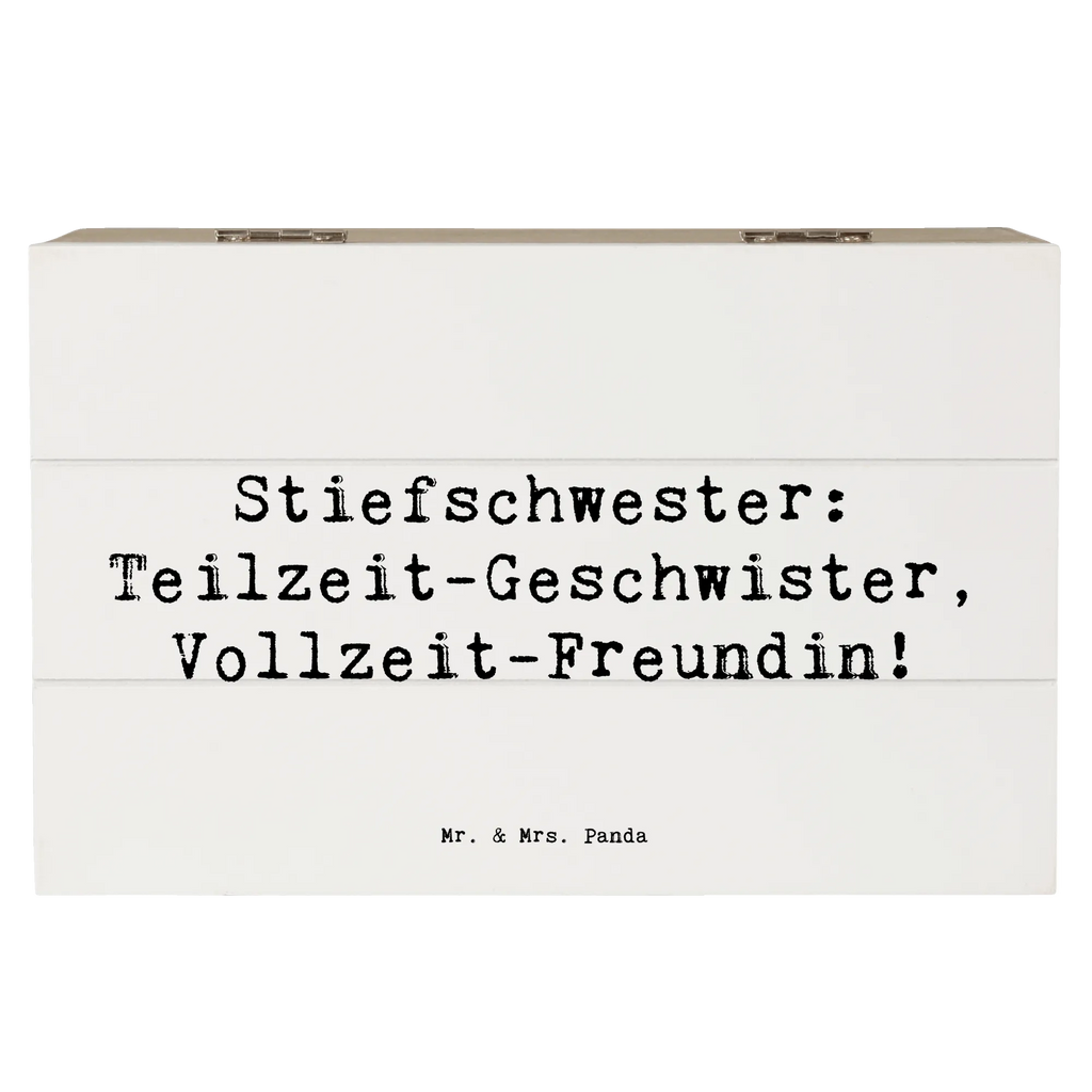 Holzkiste Spruch Stiefschwester Freundin Holzkiste, Kiste, Schatzkiste, Truhe, Schatulle, XXL, Erinnerungsbox, Erinnerungskiste, Dekokiste, Aufbewahrungsbox, Geschenkbox, Geschenkdose, Familie, Vatertag, Muttertag, Bruder, Schwester, Mama, Papa, Oma, Opa