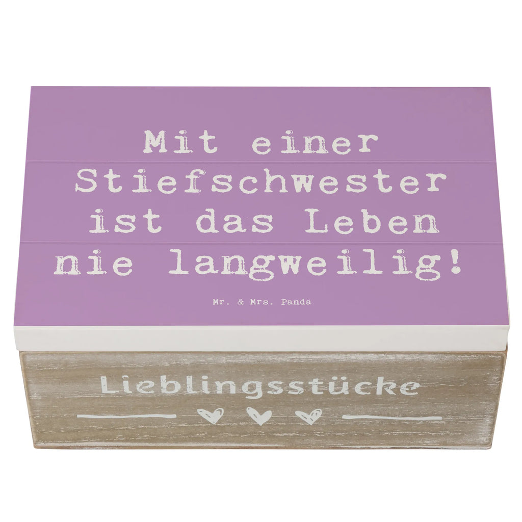 Holzkiste Spruch Stiefschwester Abenteuer Holzkiste, Kiste, Schatzkiste, Truhe, Schatulle, XXL, Erinnerungsbox, Erinnerungskiste, Dekokiste, Aufbewahrungsbox, Geschenkbox, Geschenkdose, Familie, Vatertag, Muttertag, Bruder, Schwester, Mama, Papa, Oma, Opa