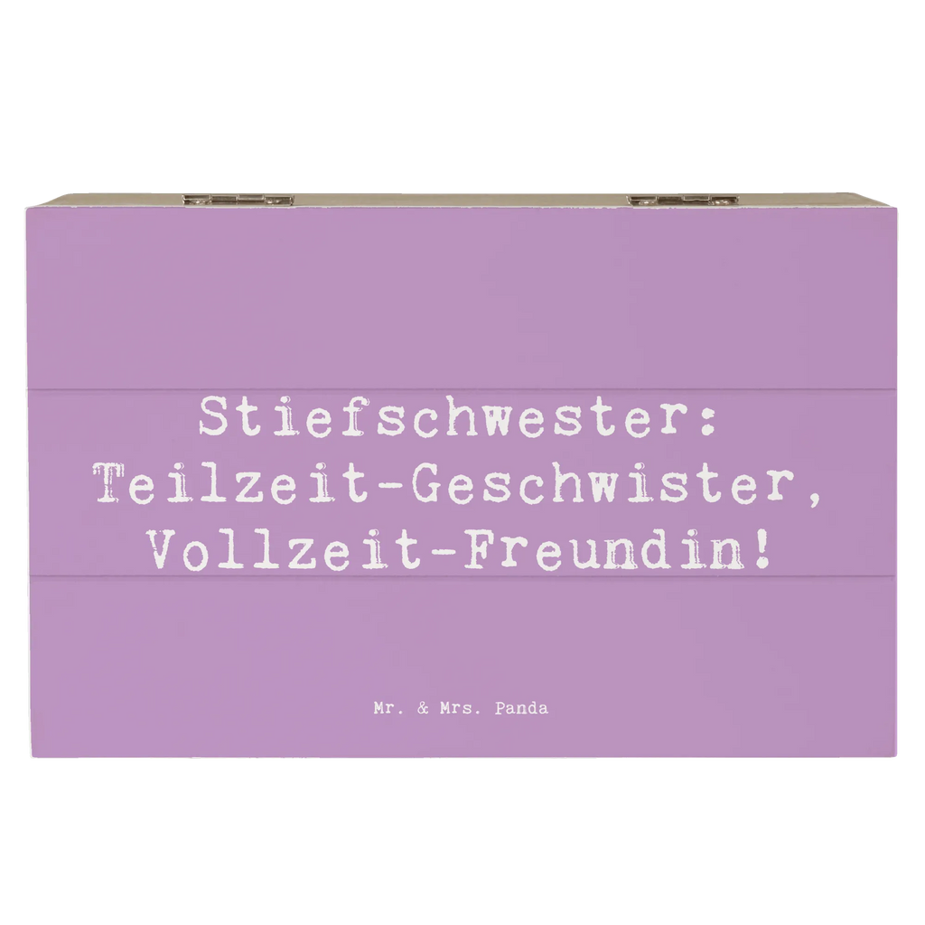 Holzkiste Spruch Stiefschwester Freundin Holzkiste, Kiste, Schatzkiste, Truhe, Schatulle, XXL, Erinnerungsbox, Erinnerungskiste, Dekokiste, Aufbewahrungsbox, Geschenkbox, Geschenkdose, Familie, Vatertag, Muttertag, Bruder, Schwester, Mama, Papa, Oma, Opa