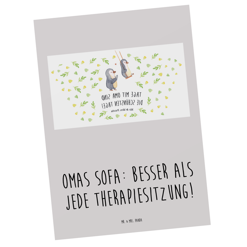 Postkarte Omas Sofa: besser als jede Therapiesitzung! Postkarte, Karte, Geschenkkarte, Grußkarte, Einladung, Ansichtskarte, Geburtstagskarte, Einladungskarte, Dankeskarte, Ansichtskarten, Einladung Geburtstag, Einladungskarten Geburtstag, Familie, Vatertag, Muttertag, Bruder, Schwester, Mama, Papa, Oma, Opa