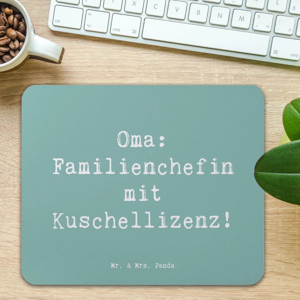 Mauspad Spruch Oma Familienchefin Mousepad, Computer zubehör, Büroausstattung, PC Zubehör, Arbeitszimmer, Mauspad, Einzigartiges Mauspad, Designer Mauspad, Mausunterlage, Mauspad Büro, Familie, Vatertag, Muttertag, Bruder, Schwester, Mama, Papa, Oma, Opa