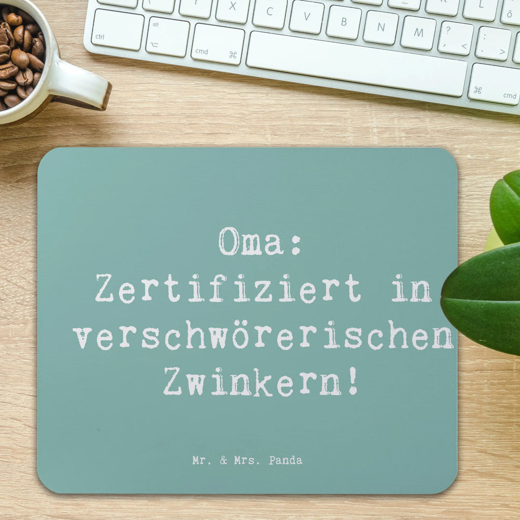 Mauspad Spruch Oma Zwinkern Mousepad, Computer zubehör, Büroausstattung, PC Zubehör, Arbeitszimmer, Mauspad, Einzigartiges Mauspad, Designer Mauspad, Mausunterlage, Mauspad Büro, Familie, Vatertag, Muttertag, Bruder, Schwester, Mama, Papa, Oma, Opa