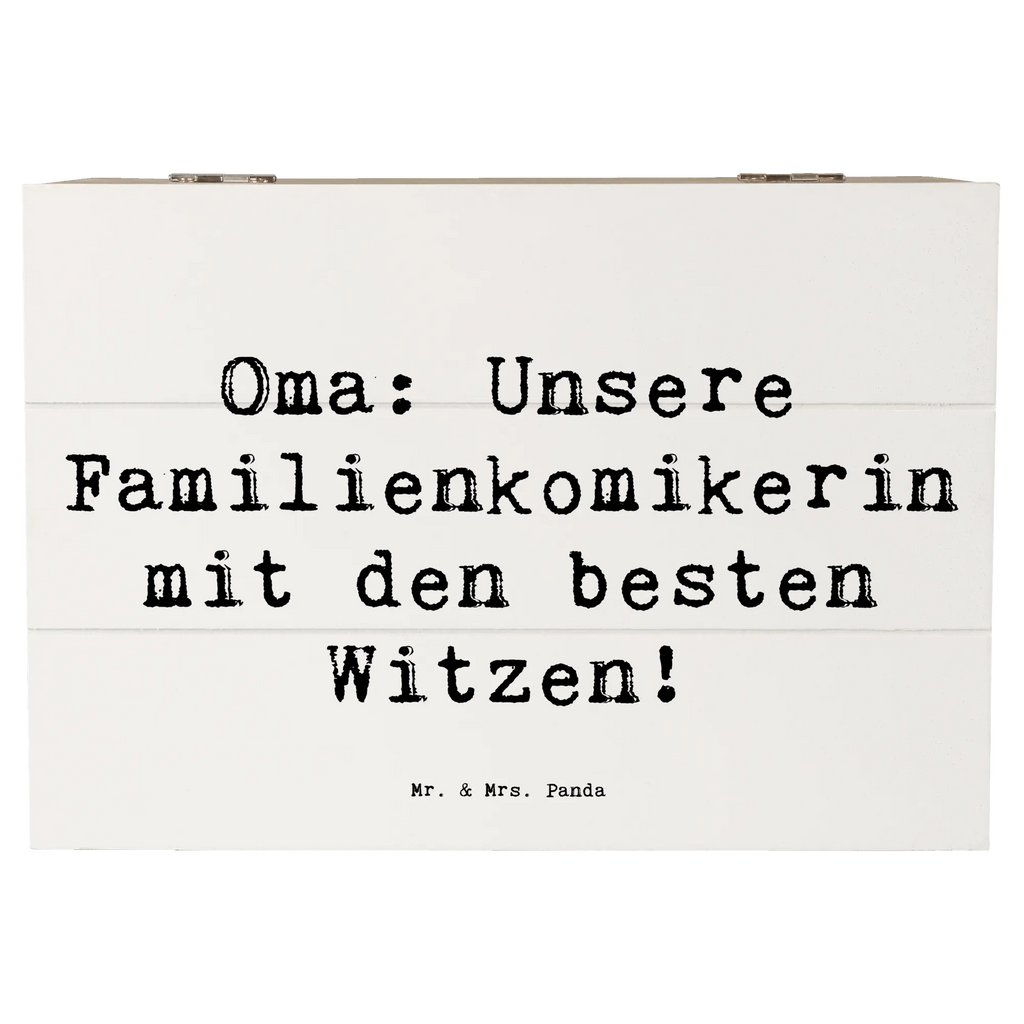 Holzkiste Spruch Oma Familienkomikerin Holzkiste, Kiste, Schatzkiste, Truhe, Schatulle, XXL, Erinnerungsbox, Erinnerungskiste, Dekokiste, Aufbewahrungsbox, Geschenkbox, Geschenkdose, Familie, Vatertag, Muttertag, Bruder, Schwester, Mama, Papa, Oma, Opa