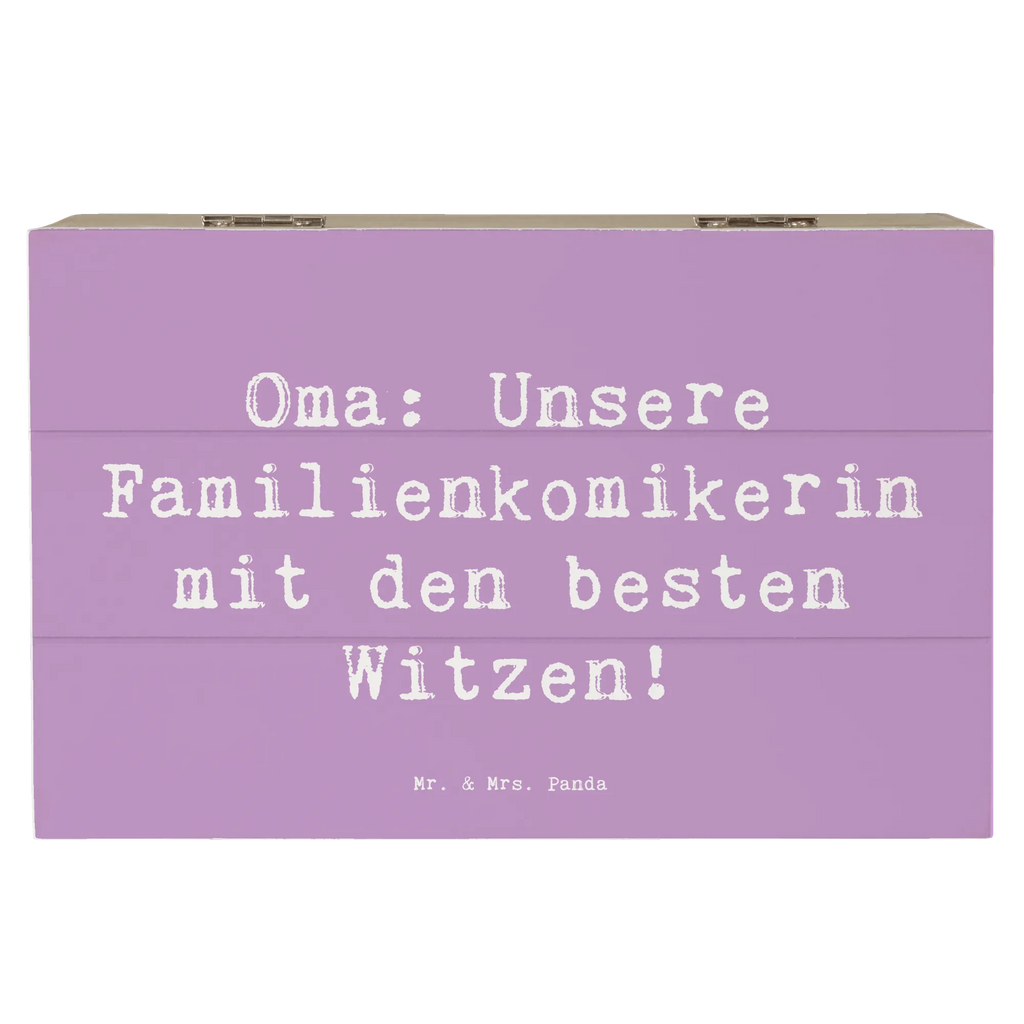 Holzkiste Spruch Oma Familienkomikerin Holzkiste, Kiste, Schatzkiste, Truhe, Schatulle, XXL, Erinnerungsbox, Erinnerungskiste, Dekokiste, Aufbewahrungsbox, Geschenkbox, Geschenkdose, Familie, Vatertag, Muttertag, Bruder, Schwester, Mama, Papa, Oma, Opa