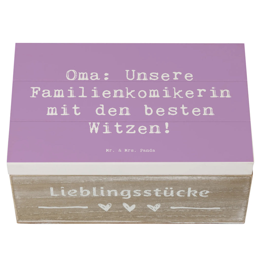 Holzkiste Spruch Oma Familienkomikerin Holzkiste, Kiste, Schatzkiste, Truhe, Schatulle, XXL, Erinnerungsbox, Erinnerungskiste, Dekokiste, Aufbewahrungsbox, Geschenkbox, Geschenkdose, Familie, Vatertag, Muttertag, Bruder, Schwester, Mama, Papa, Oma, Opa