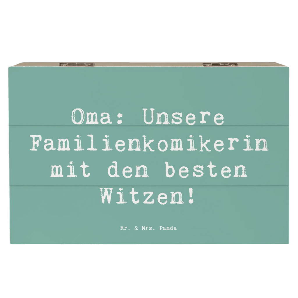 Holzkiste Spruch Oma Familienkomikerin Holzkiste, Kiste, Schatzkiste, Truhe, Schatulle, XXL, Erinnerungsbox, Erinnerungskiste, Dekokiste, Aufbewahrungsbox, Geschenkbox, Geschenkdose, Familie, Vatertag, Muttertag, Bruder, Schwester, Mama, Papa, Oma, Opa