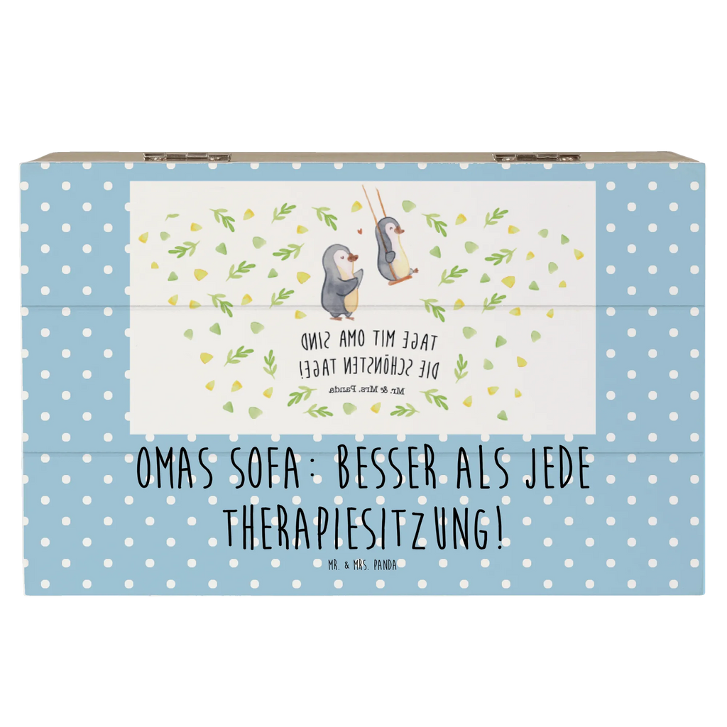 Holzkiste Omas Sofa: besser als jede Therapiesitzung! Holzkiste, Kiste, Schatzkiste, Truhe, Schatulle, XXL, Erinnerungsbox, Erinnerungskiste, Dekokiste, Aufbewahrungsbox, Geschenkbox, Geschenkdose, Familie, Vatertag, Muttertag, Bruder, Schwester, Mama, Papa, Oma, Opa