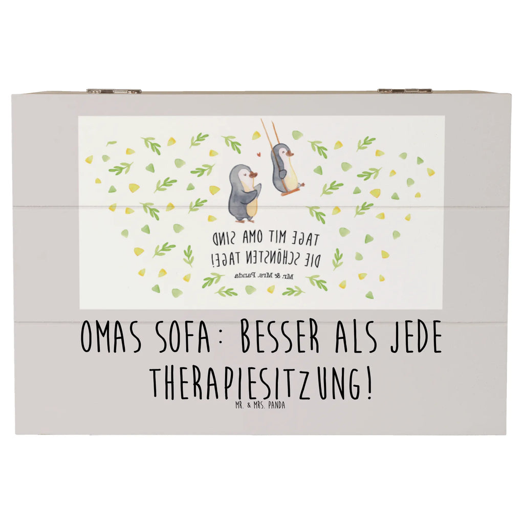 Holzkiste Omas Sofa: besser als jede Therapiesitzung! Holzkiste, Kiste, Schatzkiste, Truhe, Schatulle, XXL, Erinnerungsbox, Erinnerungskiste, Dekokiste, Aufbewahrungsbox, Geschenkbox, Geschenkdose, Familie, Vatertag, Muttertag, Bruder, Schwester, Mama, Papa, Oma, Opa