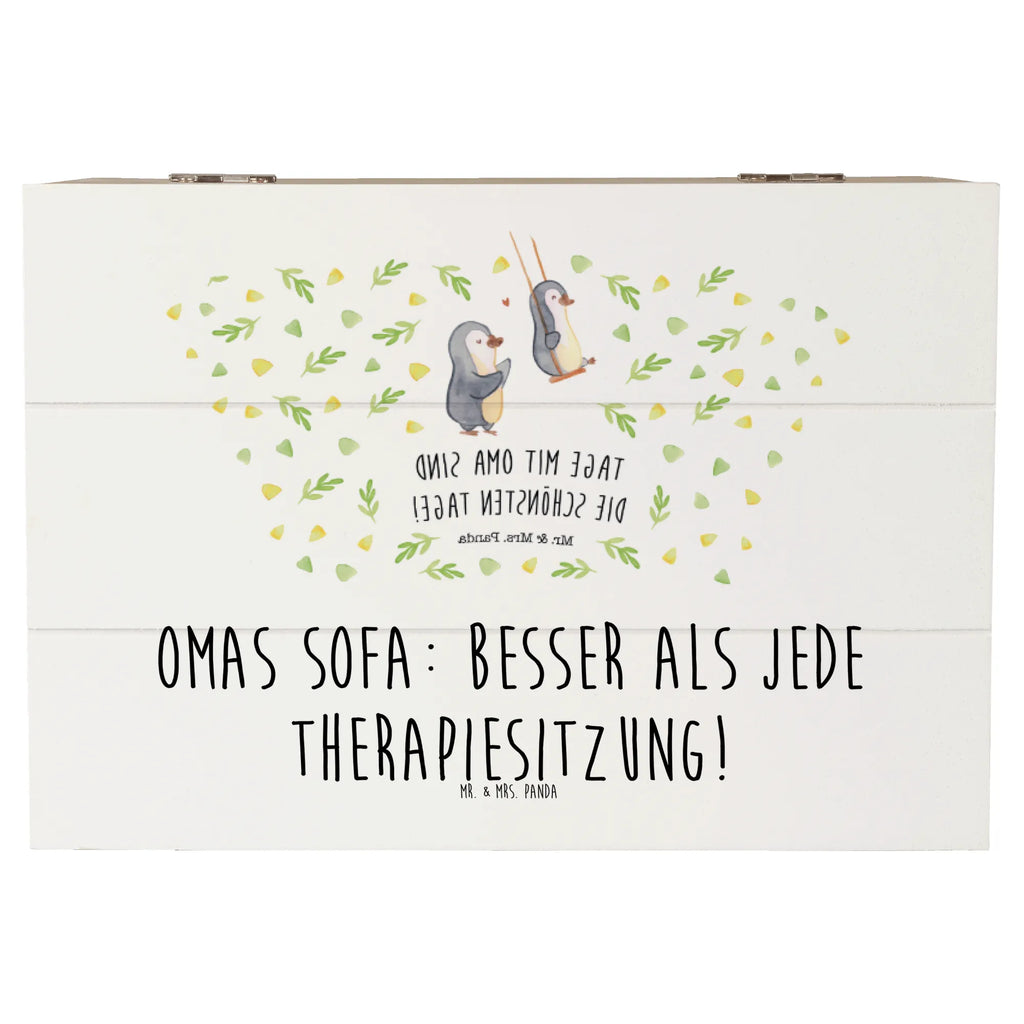 Holzkiste Omas Sofa: besser als jede Therapiesitzung! Holzkiste, Kiste, Schatzkiste, Truhe, Schatulle, XXL, Erinnerungsbox, Erinnerungskiste, Dekokiste, Aufbewahrungsbox, Geschenkbox, Geschenkdose, Familie, Vatertag, Muttertag, Bruder, Schwester, Mama, Papa, Oma, Opa