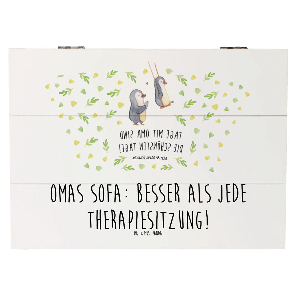 Holzkiste Omas Sofa: besser als jede Therapiesitzung! Holzkiste, Kiste, Schatzkiste, Truhe, Schatulle, XXL, Erinnerungsbox, Erinnerungskiste, Dekokiste, Aufbewahrungsbox, Geschenkbox, Geschenkdose, Familie, Vatertag, Muttertag, Bruder, Schwester, Mama, Papa, Oma, Opa