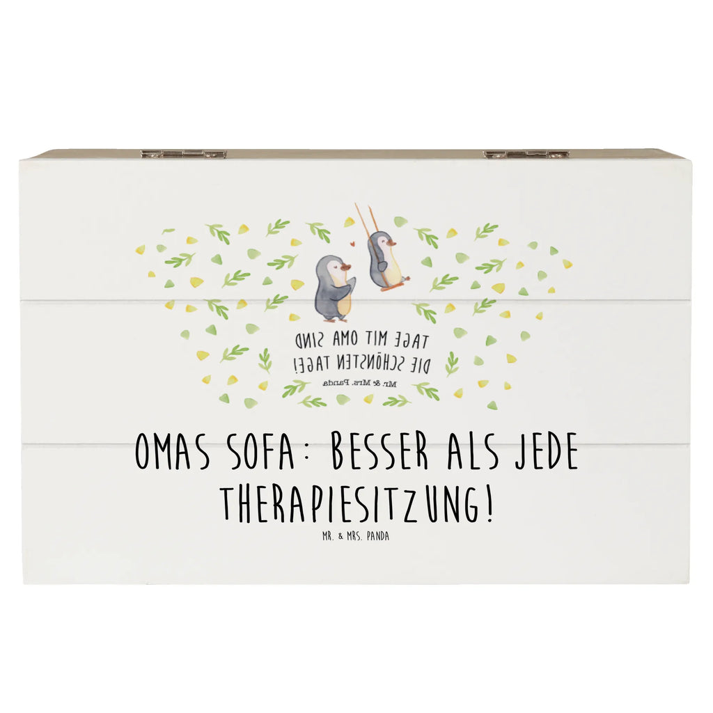 Holzkiste Omas Sofa: besser als jede Therapiesitzung! Holzkiste, Kiste, Schatzkiste, Truhe, Schatulle, XXL, Erinnerungsbox, Erinnerungskiste, Dekokiste, Aufbewahrungsbox, Geschenkbox, Geschenkdose, Familie, Vatertag, Muttertag, Bruder, Schwester, Mama, Papa, Oma, Opa