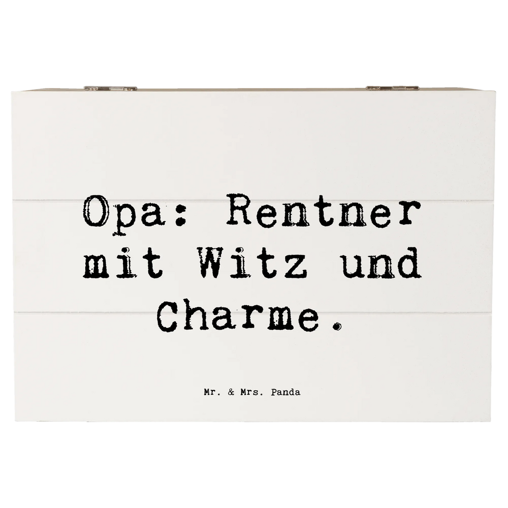 Holzkiste Spruch Opa Rentner Holzkiste, Kiste, Schatzkiste, Truhe, Schatulle, XXL, Erinnerungsbox, Erinnerungskiste, Dekokiste, Aufbewahrungsbox, Geschenkbox, Geschenkdose, Familie, Vatertag, Muttertag, Bruder, Schwester, Mama, Papa, Oma, Opa