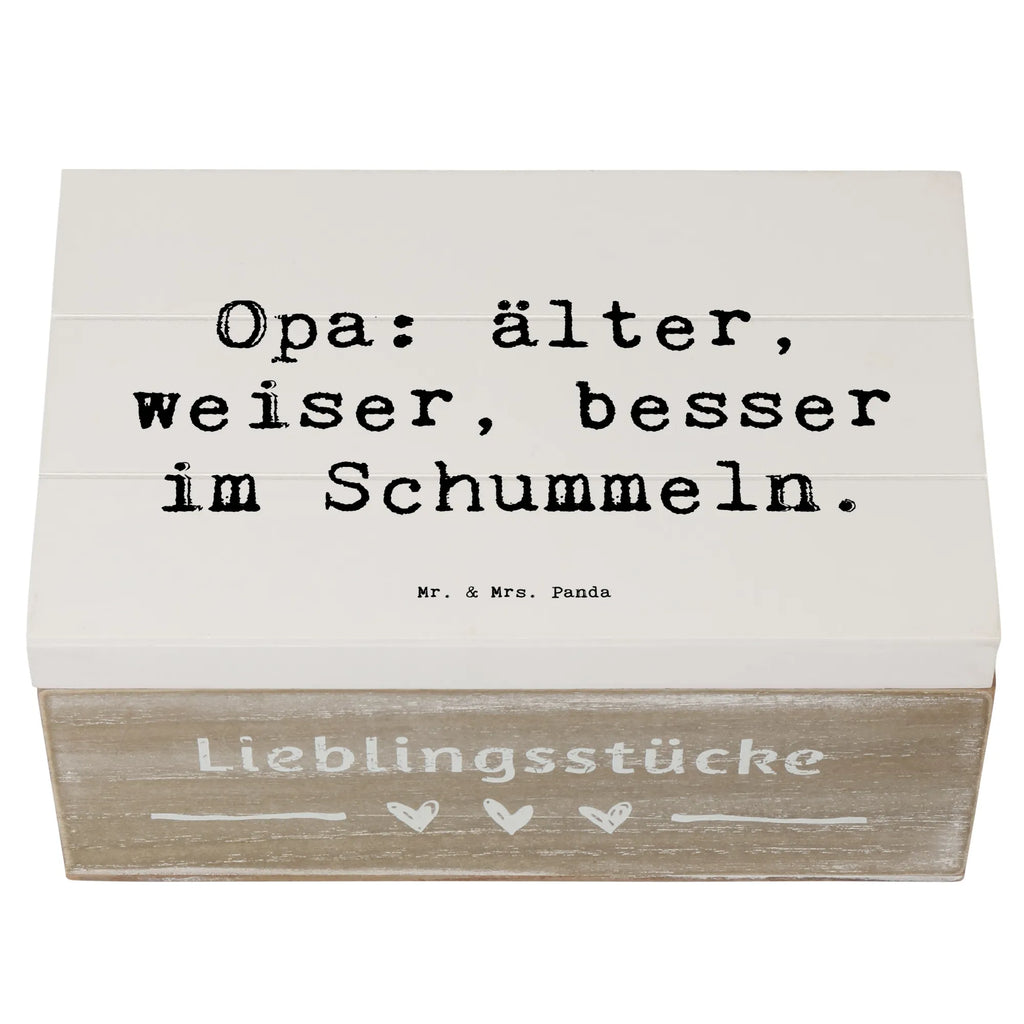 Holzkiste Spruch Opa Weisheit Holzkiste, Kiste, Schatzkiste, Truhe, Schatulle, XXL, Erinnerungsbox, Erinnerungskiste, Dekokiste, Aufbewahrungsbox, Geschenkbox, Geschenkdose, Familie, Vatertag, Muttertag, Bruder, Schwester, Mama, Papa, Oma, Opa