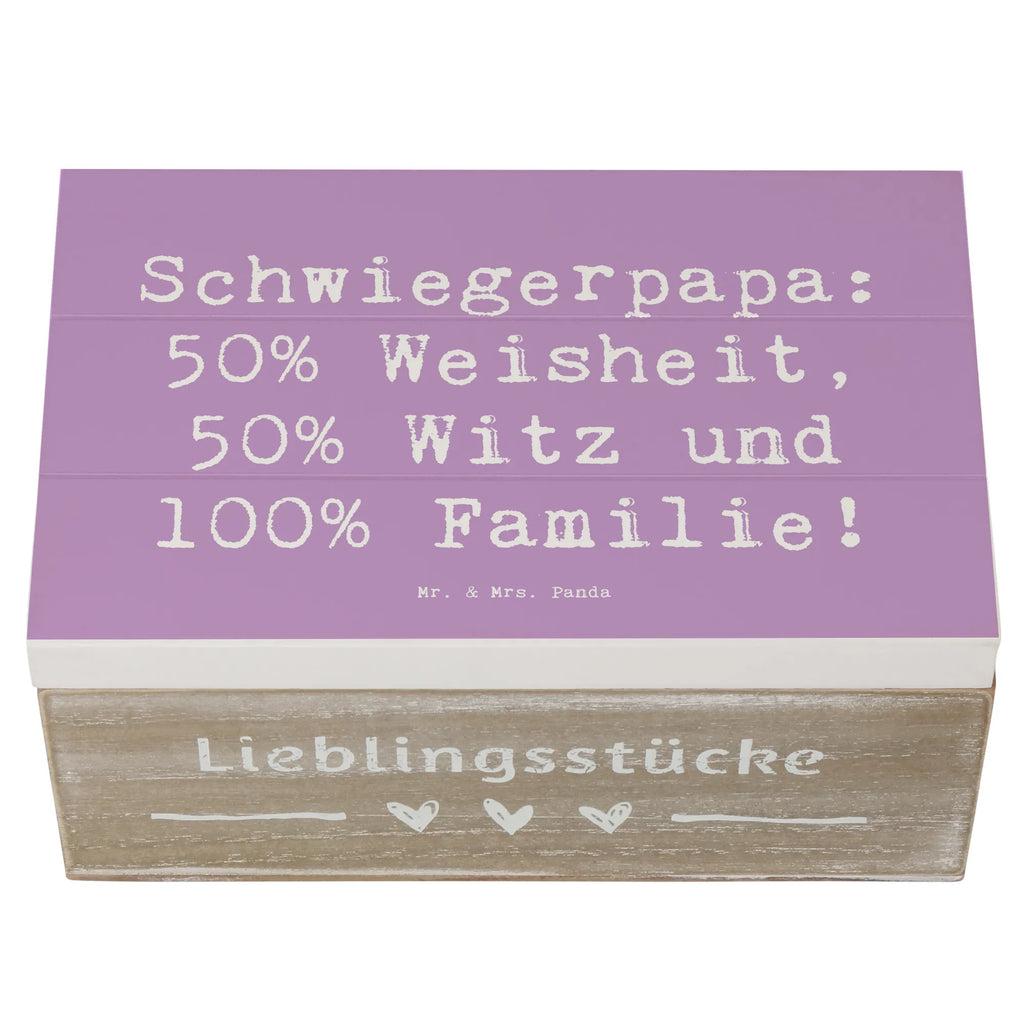 Holzkiste Spruch Schwiegerpapa Weisheit Holzkiste, Kiste, Schatzkiste, Truhe, Schatulle, XXL, Erinnerungsbox, Erinnerungskiste, Dekokiste, Aufbewahrungsbox, Geschenkbox, Geschenkdose, Familie, Vatertag, Muttertag, Bruder, Schwester, Mama, Papa, Oma, Opa