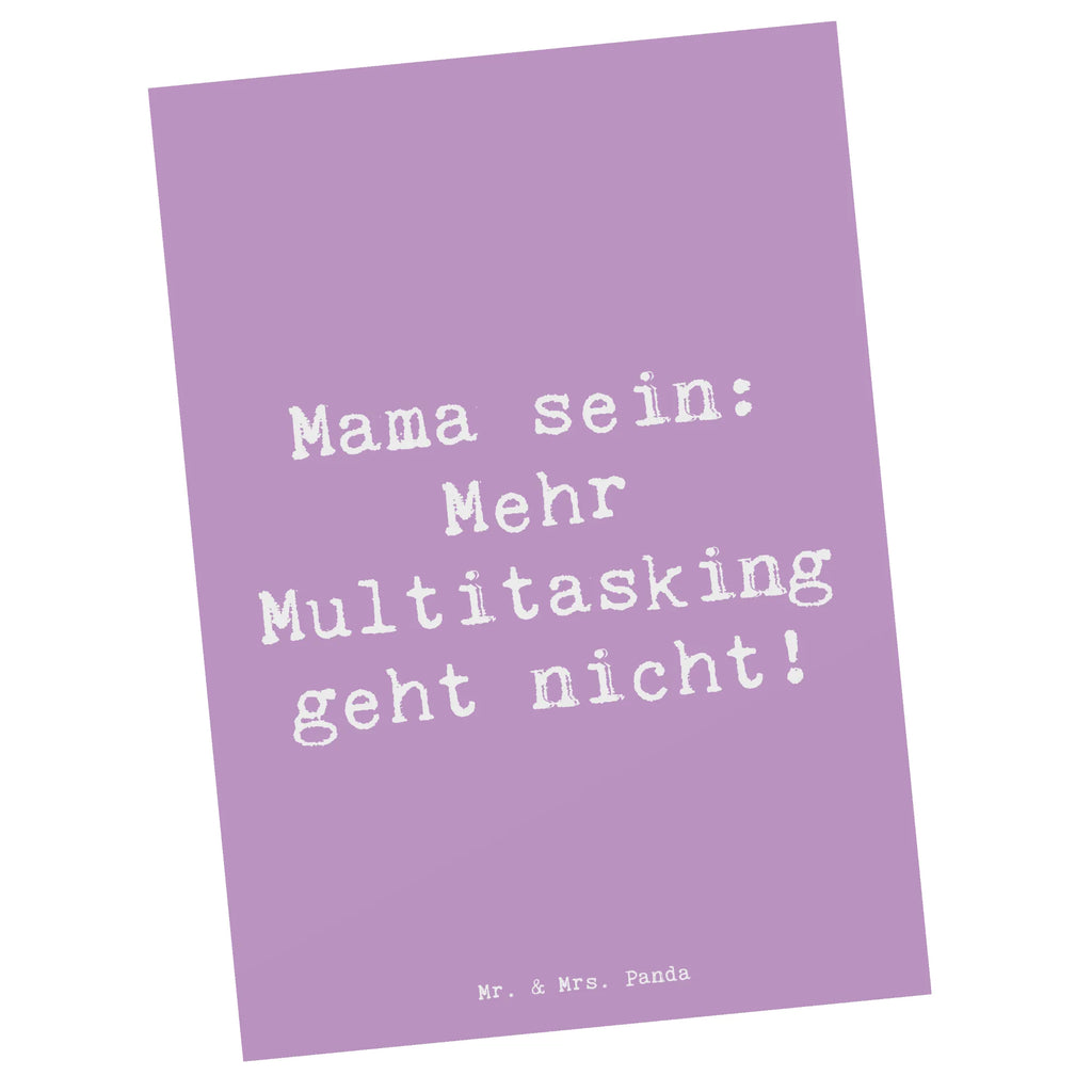 Postkarte Spruch Mama Multitasking Postkarte, Karte, Geschenkkarte, Grußkarte, Einladung, Ansichtskarte, Geburtstagskarte, Einladungskarte, Dankeskarte, Ansichtskarten, Einladung Geburtstag, Einladungskarten Geburtstag, Familie, Vatertag, Muttertag, Bruder, Schwester, Mama, Papa, Oma, Opa