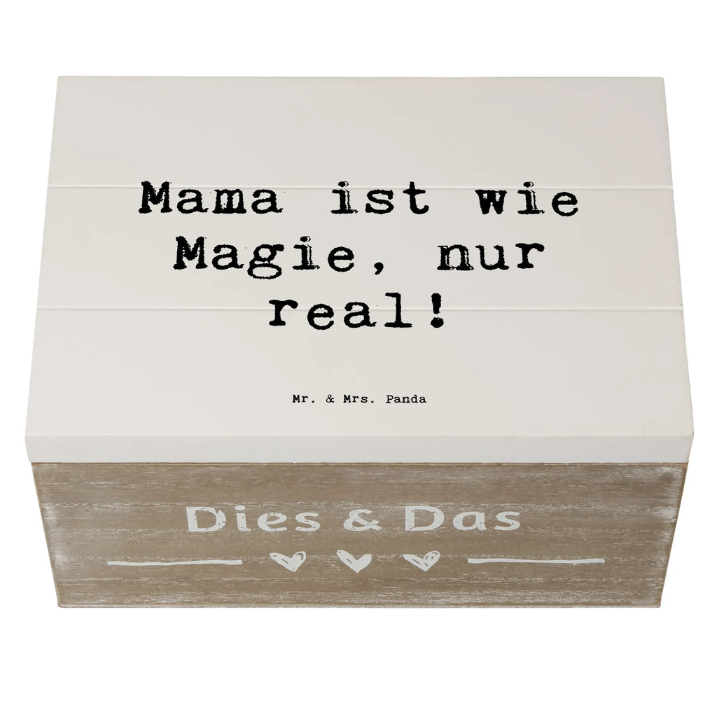 Holzkiste Spruch Magische Mama Holzkiste, Kiste, Schatzkiste, Truhe, Schatulle, XXL, Erinnerungsbox, Erinnerungskiste, Dekokiste, Aufbewahrungsbox, Geschenkbox, Geschenkdose, Familie, Vatertag, Muttertag, Bruder, Schwester, Mama, Papa, Oma, Opa