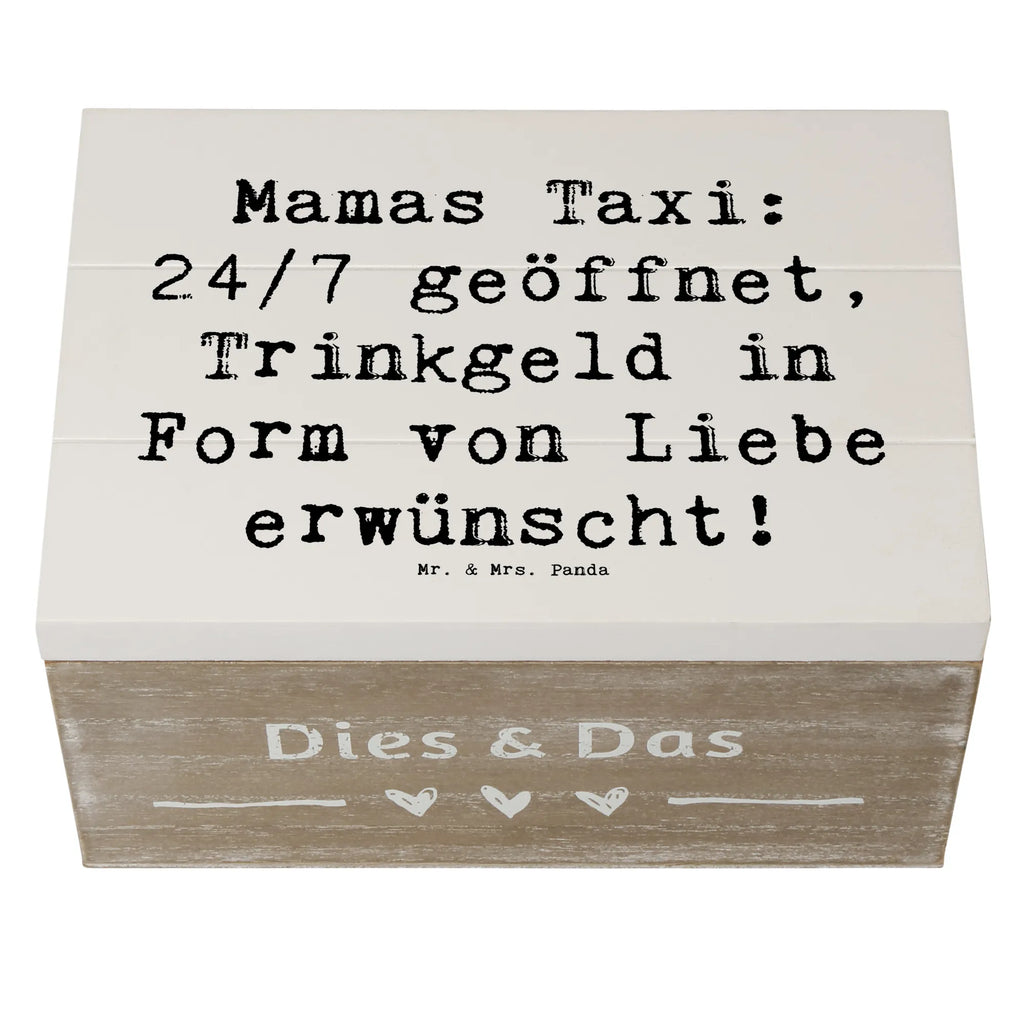 Holzkiste Spruch Mamas Taxi Holzkiste, Kiste, Schatzkiste, Truhe, Schatulle, XXL, Erinnerungsbox, Erinnerungskiste, Dekokiste, Aufbewahrungsbox, Geschenkbox, Geschenkdose, Familie, Vatertag, Muttertag, Bruder, Schwester, Mama, Papa, Oma, Opa