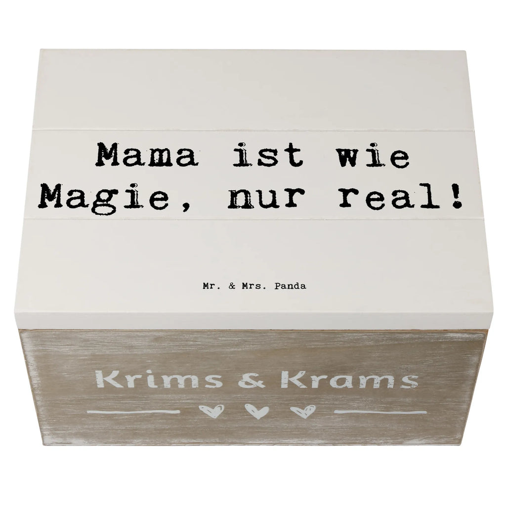 Holzkiste Spruch Magische Mama Holzkiste, Kiste, Schatzkiste, Truhe, Schatulle, XXL, Erinnerungsbox, Erinnerungskiste, Dekokiste, Aufbewahrungsbox, Geschenkbox, Geschenkdose, Familie, Vatertag, Muttertag, Bruder, Schwester, Mama, Papa, Oma, Opa