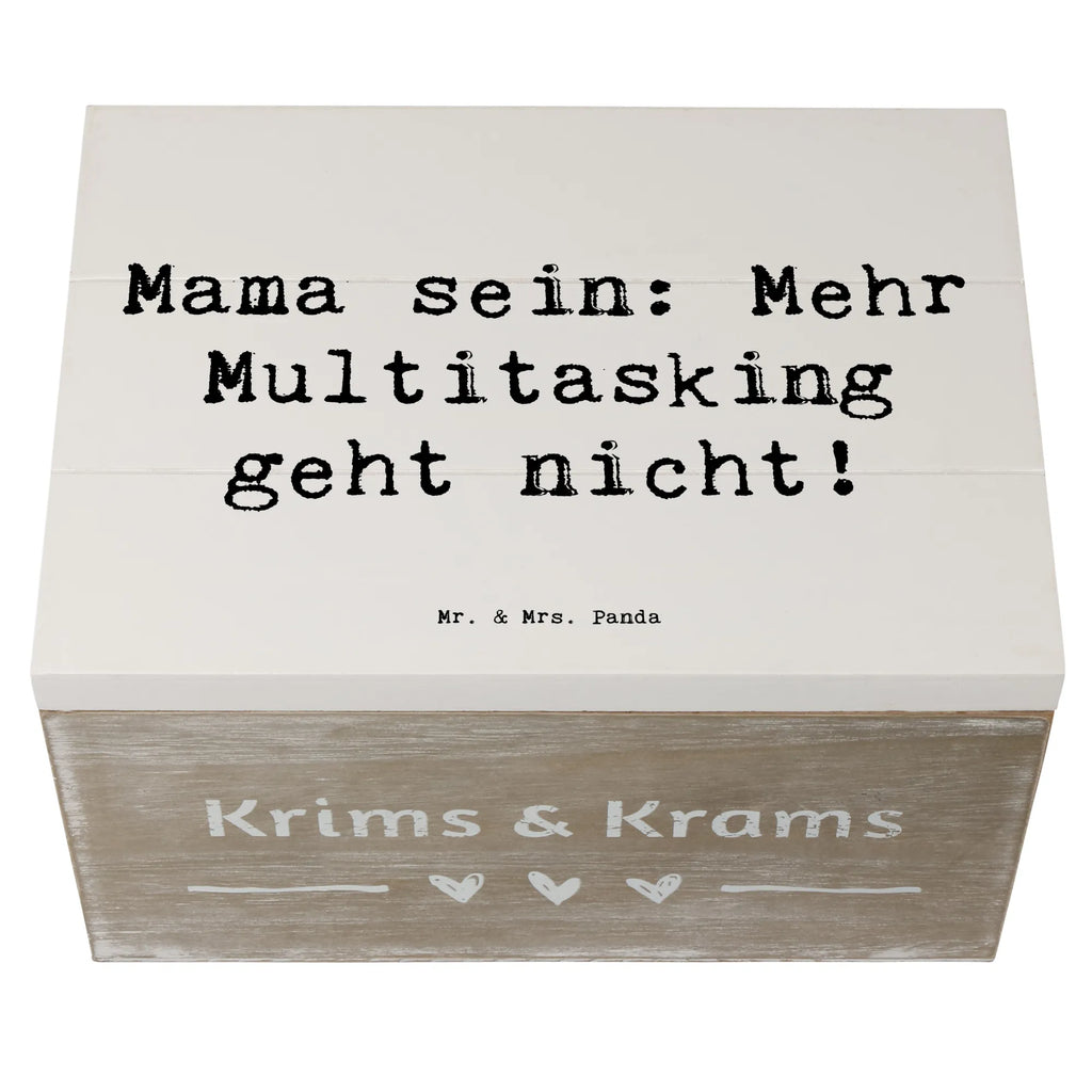 Holzkiste Spruch Mama Multitasking Holzkiste, Kiste, Schatzkiste, Truhe, Schatulle, XXL, Erinnerungsbox, Erinnerungskiste, Dekokiste, Aufbewahrungsbox, Geschenkbox, Geschenkdose, Familie, Vatertag, Muttertag, Bruder, Schwester, Mama, Papa, Oma, Opa