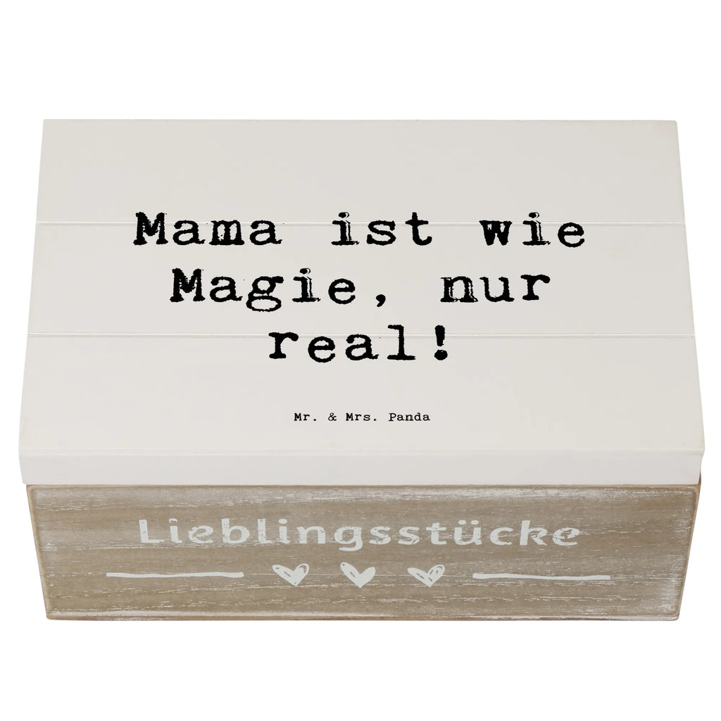 Holzkiste Spruch Magische Mama Holzkiste, Kiste, Schatzkiste, Truhe, Schatulle, XXL, Erinnerungsbox, Erinnerungskiste, Dekokiste, Aufbewahrungsbox, Geschenkbox, Geschenkdose, Familie, Vatertag, Muttertag, Bruder, Schwester, Mama, Papa, Oma, Opa