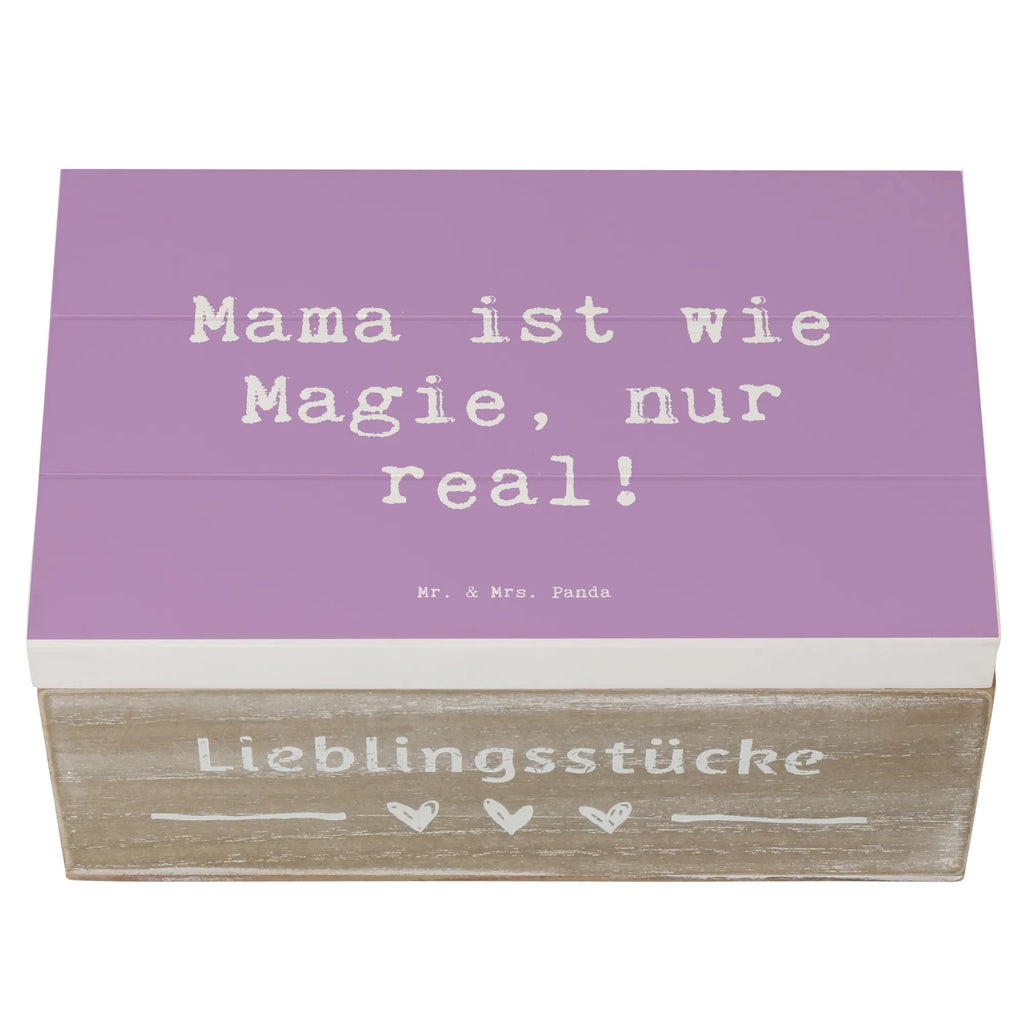 Holzkiste Spruch Magische Mama Holzkiste, Kiste, Schatzkiste, Truhe, Schatulle, XXL, Erinnerungsbox, Erinnerungskiste, Dekokiste, Aufbewahrungsbox, Geschenkbox, Geschenkdose, Familie, Vatertag, Muttertag, Bruder, Schwester, Mama, Papa, Oma, Opa