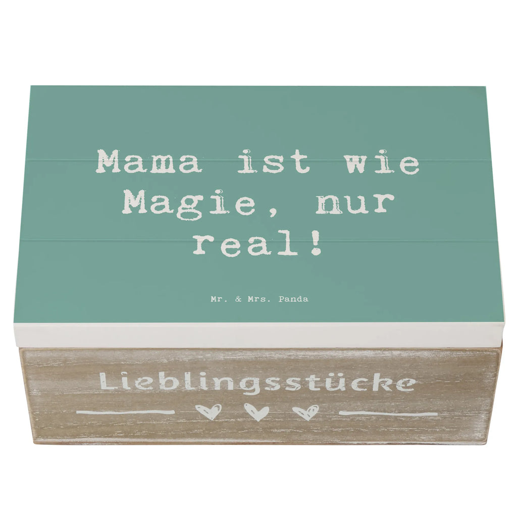 Holzkiste Spruch Magische Mama Holzkiste, Kiste, Schatzkiste, Truhe, Schatulle, XXL, Erinnerungsbox, Erinnerungskiste, Dekokiste, Aufbewahrungsbox, Geschenkbox, Geschenkdose, Familie, Vatertag, Muttertag, Bruder, Schwester, Mama, Papa, Oma, Opa