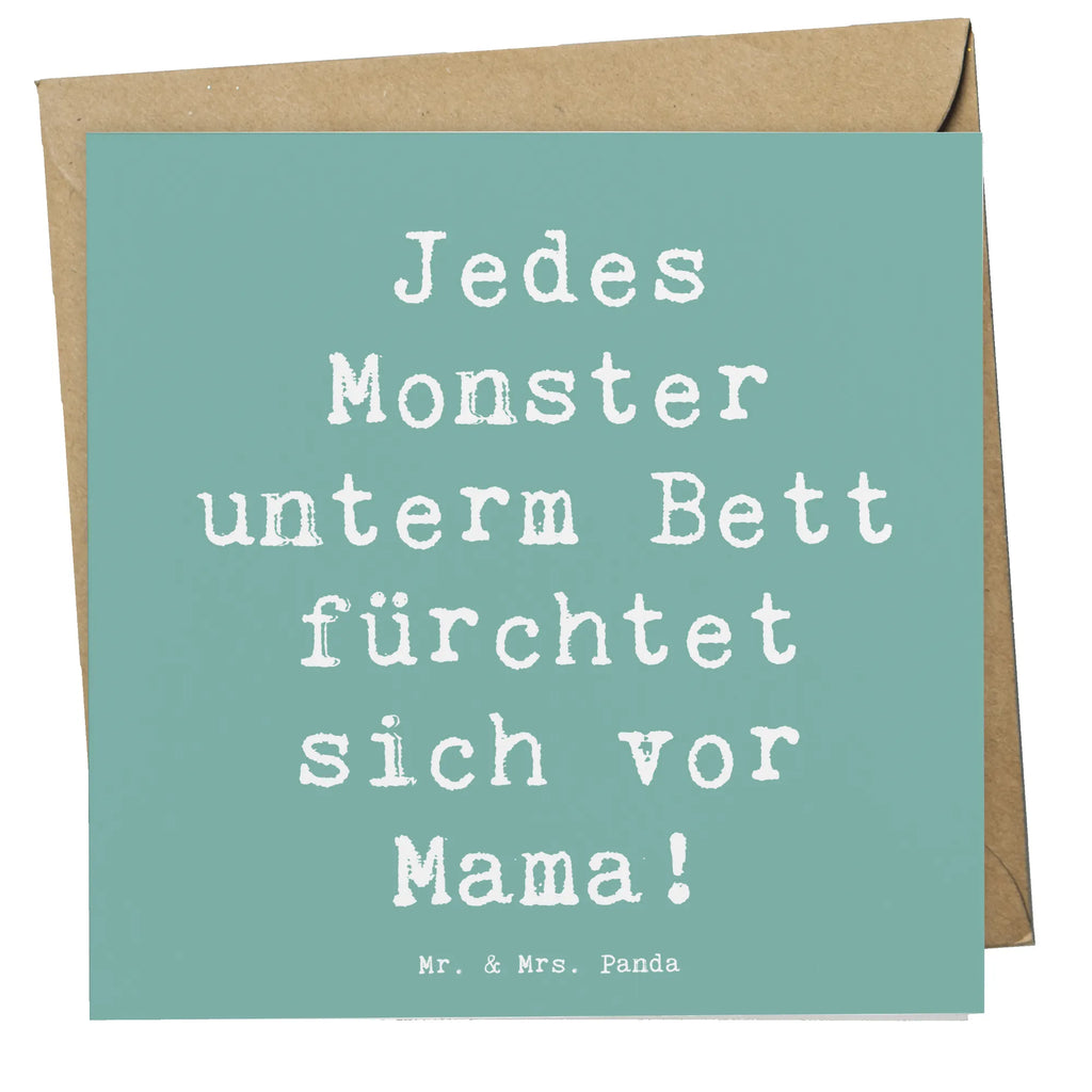 Deluxe Karte Spruch Mama Mut Karte, Grußkarte, Klappkarte, Einladungskarte, Glückwunschkarte, Hochzeitskarte, Geburtstagskarte, Hochwertige Grußkarte, Hochwertige Klappkarte, Familie, Vatertag, Muttertag, Bruder, Schwester, Mama, Papa, Oma, Opa